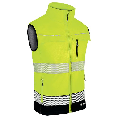 Beeswift Deltic High Visibility Gilet Two-Tone Saturn Yellow/Navy Blue M BSDBWTTSYNM BSW37754