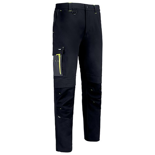 Beeswift FlexWorkwear Trousers Black/Grey 28R SFTBLGY28R