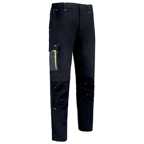 Beeswift FlexWorkwear Trousers Black/Grey 44S SFTBLGY44S