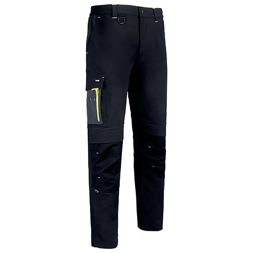 Beeswift FlexWorkwear Trousers Black/Grey 34S SFTBLGY34S