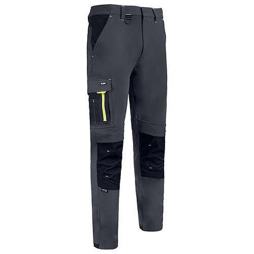 Beeswift FlexWorkwear Trousers Grey/Black 28R SFTGYBL28R