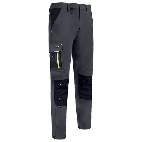 Beeswift FlexWorkwear Trousers Grey/Black 48R SFTGYBL48R