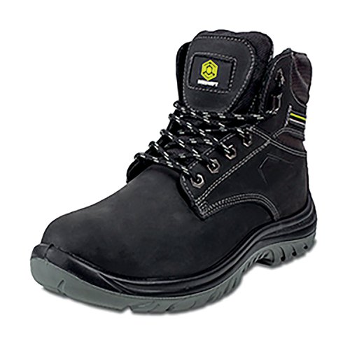 Beeswift Dual Density PU Steel Toe Cap Ankle Boots 1Pr Black 4 CF56BL04