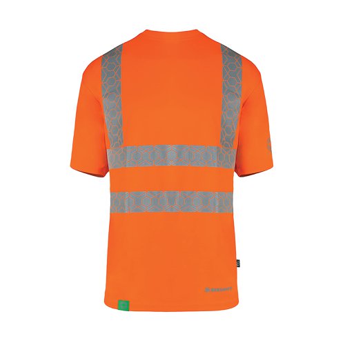 Beeswift Envirowear High Visibility Short Sleeve T-Shirt Orange 2XL