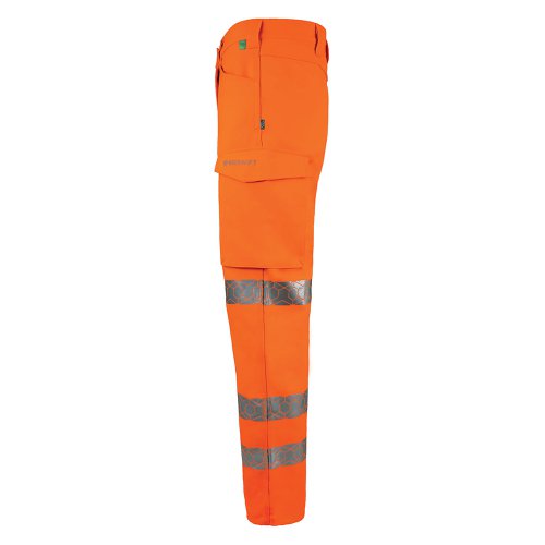 Beeswift Envirowear High Visibility Trousers Orange 28