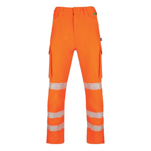 Beeswift Envirowear High Visibility Trousers Orange 36R EWCTROR36