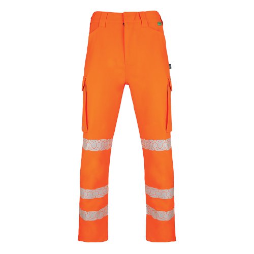 Beeswift Envirowear High Visibility Trousers Orange 40S