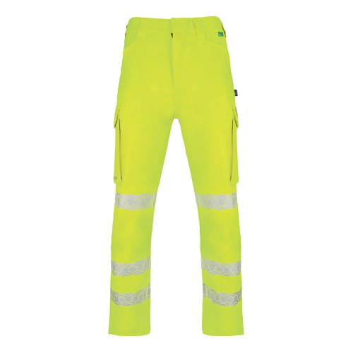 Beeswift Envirowear High Visibility Trousers Saturn Yellow 28