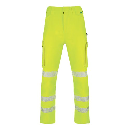 Beeswift Envirowear High Visibility Trousers Saturn Yellow 30