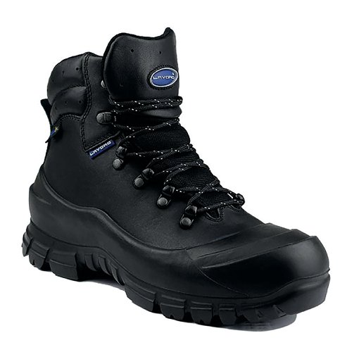 Beeswift Exploration Lace Up Water Resistant Low Safety Boots 1Pr Black 6 LAV101106