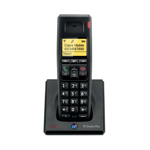 BT Diverse 7100 R DECT Cordless Phone Additional Handset Black 048442