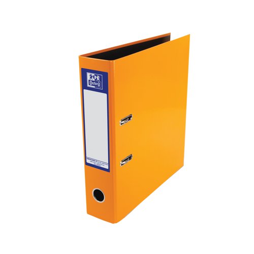 Oxford 70mm Lever Arch File Laminated A4 Orange 400107437