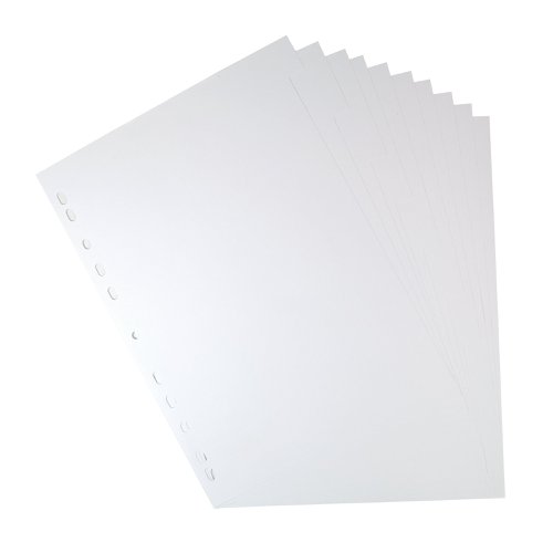 Ideal for everyday filing, these Elba 10-part dividers are made from durable 160gsm manilla for long lasting use. Each divider is multipunched to fit standard ring binders and lever arch files. This pack contains 1 set of A4 10-part white dividers.