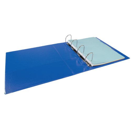 Elba Panorama 50mm 4 D-Ring Presentation Binder A4 Blue (Pack of 4) 400008431 Presentation Ring Binders BX06548