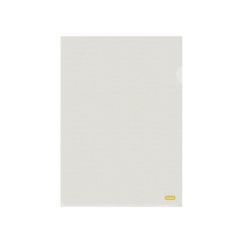 Elba L-Folder Recycled PE Transparent (Pack of 100) 400186699