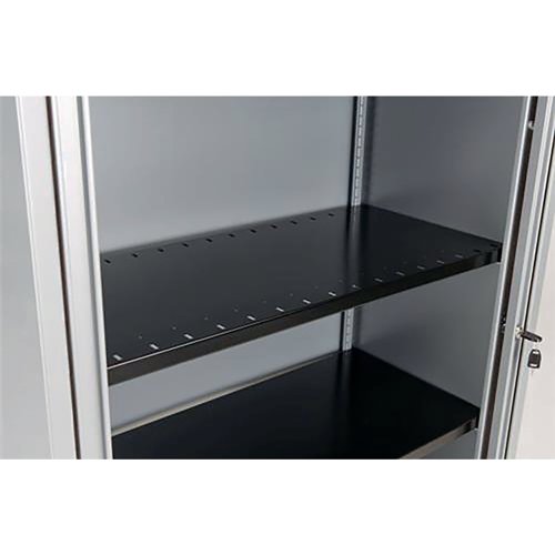 Bisley Slotted Shelf 914x390x27mm Black For Bisley Cupboards and Tambour Units BSSGY | Bisley