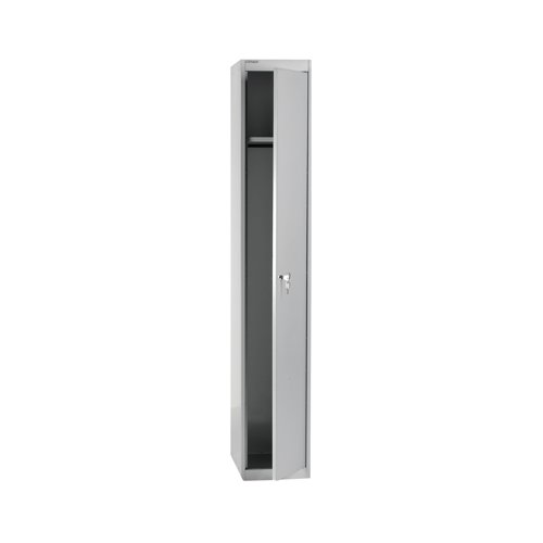 Bisley 1 Door Locker 305x457x1802mm Goose Grey CLK181 GOOSE