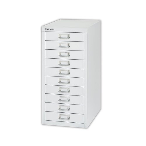 Bisley 10 Multidrawer Cabinet 279x380x590mm Silver BY40500