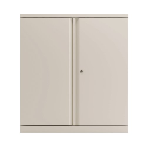 Bisley 2 Door Cupboard Empty 914x470x1000mm Chalk White KF78710