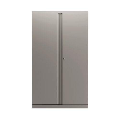 Bisley 2 Door Cupboard Empty 935x480x1575mm Goose Grey KF78712