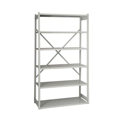 Bisley Shelving Starter Kit 135x55x1842mm Grey BY838032 | Bisley