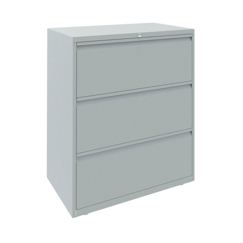 Bisley 3 Drawer Filing Cabinet Lockable 810x490x1090mm Goose Grey ESSF3D/GG | Bisley