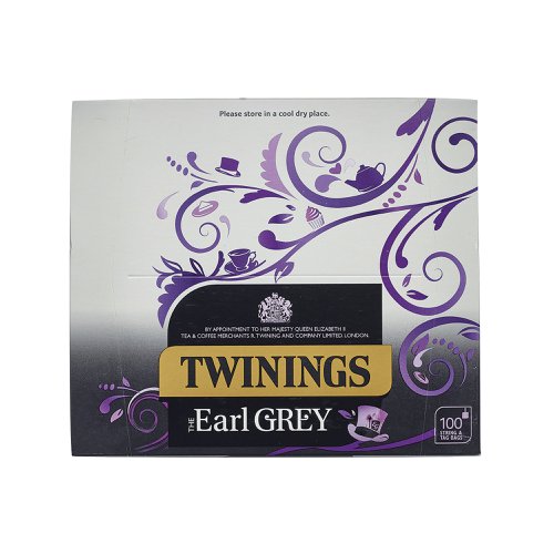 Twinings Earl Grey String and Tag Tea Bags (100 Pack) F09363