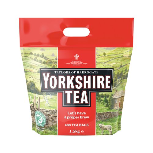 Yorkshire Tea Soft Water Tea Bags (Pack of 480) 1127