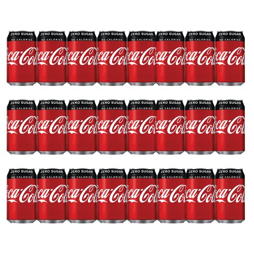 Coke Zero Soft Drink 330ml (Pack of 24) FOCOC018C BZ17566