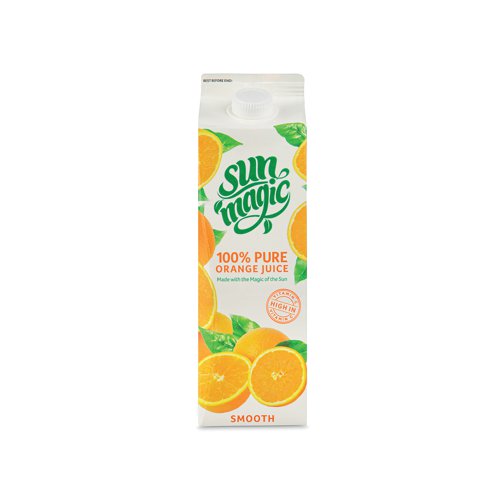 Delicious 100% from concentrate orange juice comes in the convenient 1 Litre carton. For a refreshing and smooth taste.