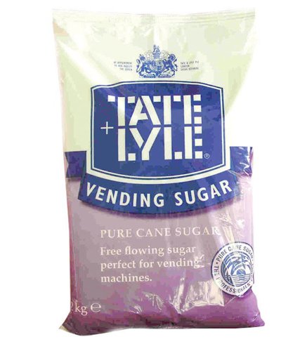 For great quality sugar, you can't go wrong with Tate & Lyle. Manufactured for use in semi or fully automatic dispensing machines, this fine white vending sugar is supplied in loose fill 2kg bags for ease of use.