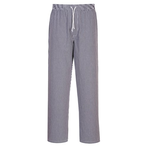 Portwest Bromley Chefs Trousers L Bl Check Tall