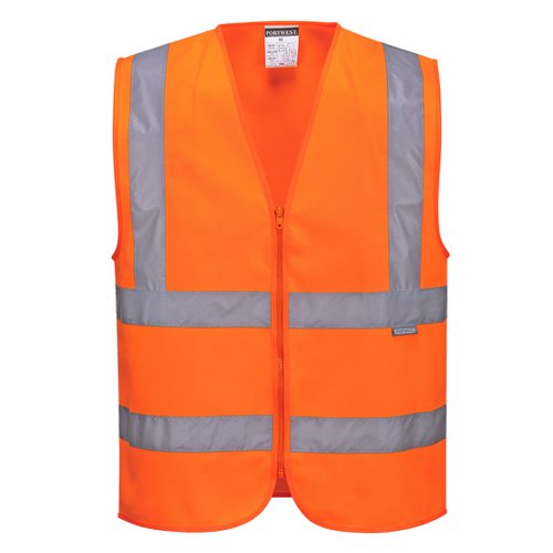 Portwest Hi Vis Band and Brace Vest M Orange (Pack of 10)