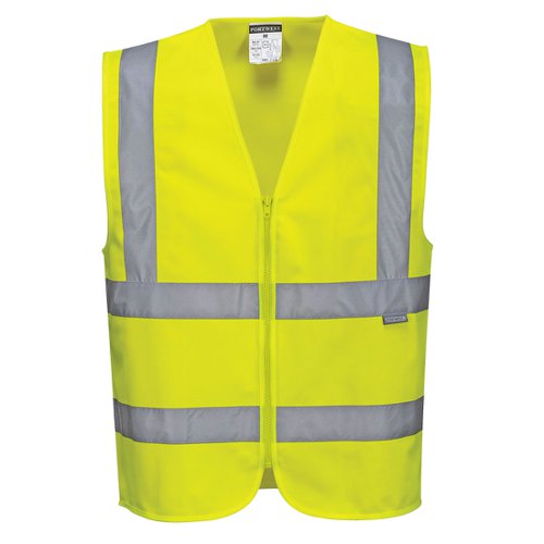 Portwest Hi Vis Band and Brace Vest L Yellow (Pack of 10)