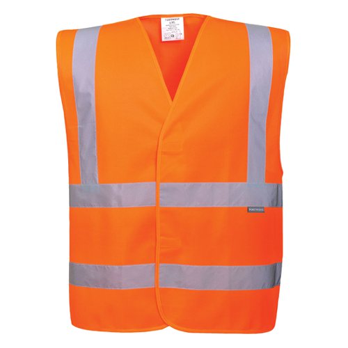 Portwest Hi Vis Band and Brace Vest S/M Orange (Pack of 10)