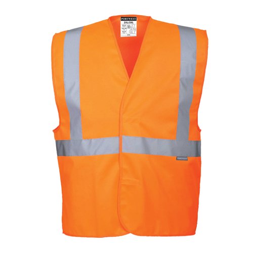 Portwest Hi Vis Band and Brace Vest XX/3X Orange (Pack of 10) | Portwest