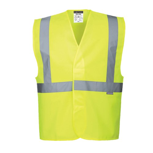 Portwest Hi Vis Band and Brace Vest 4X/5X Yellow (Pack of 10) | Portwest