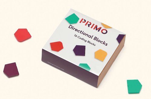 Cubetto Directional Blocks x16 Coding Blocks PRIMO005A
