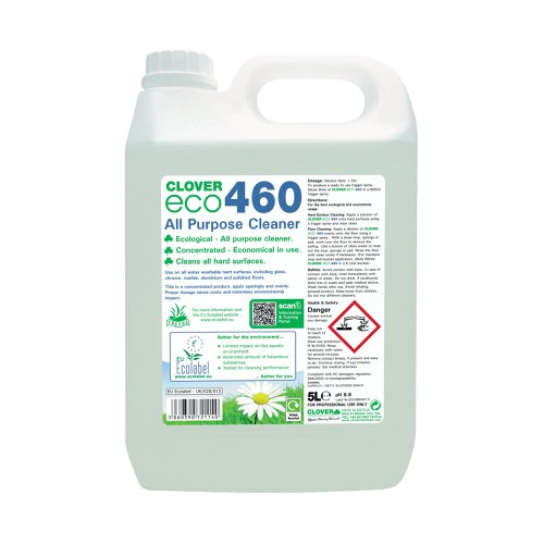 Clover ECO 460 All Purpose Cleaner 5 Litre (2 Pack) 460