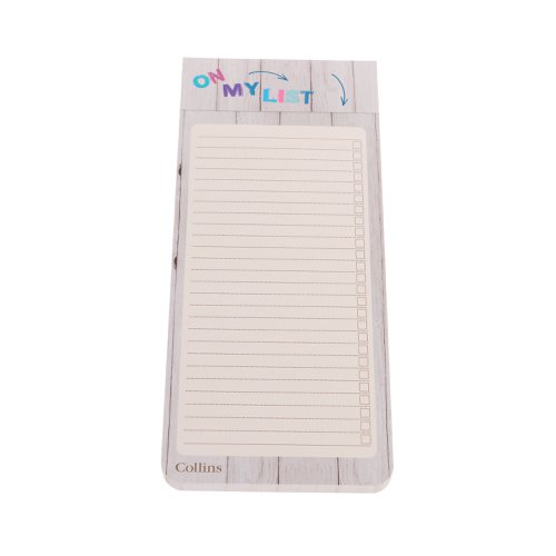 CD77185 | The Collins Brigton To Do List Pad is great for lists, prioritising tasks and keeping information organised. 200 perforated sheets.