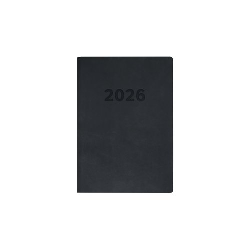 Collins Edge Diary Day Per Page A5 Charcoal 2026 ED151.U96-26