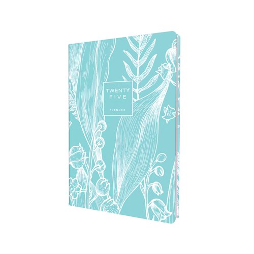 Collins Tara A5 Diary Day Per Page 2025 Teal TA151.53-25