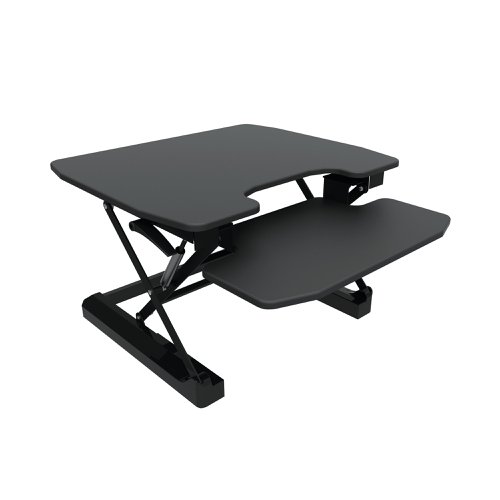 Contour Ergonomics Sit/Stand Workstation Black CE04633 | Contour Ergonomics