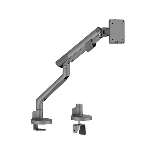 Desk Mounted Monitor Arm - Single - Black