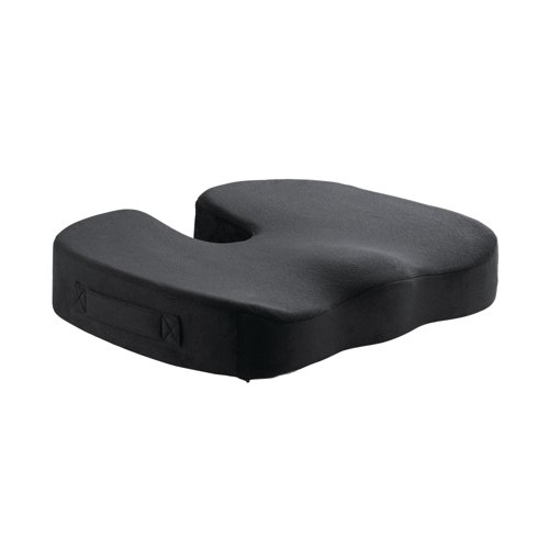 Contour Ergonomics Memory Foam Seat Cushion with Cooling Gel Black CE50026