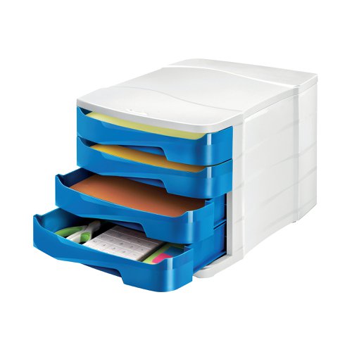 CEP Pro Gloss 4 Drawer Set Blue 394GBLUE