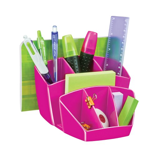 CEP Pro Gloss Pink Desk Tidy 580GPINK | CEP Office Solutions