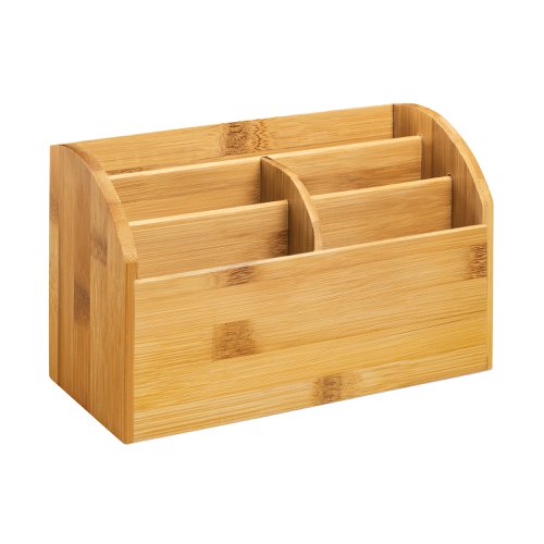 CEP Silva Bamboo Desk Tidy Woodgrain 2240020301 | CEP Office Solutions