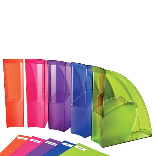 Happy by CEP Magazine File Multicoloured (Pack of 5) 674+*5 Happy