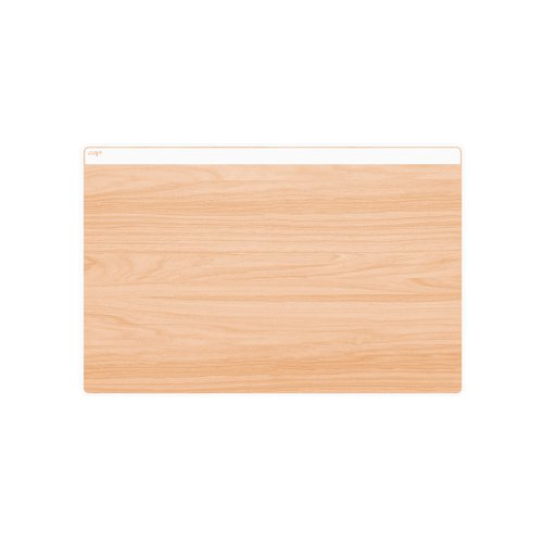 CEP Silva Desk Mat with Transparent Window Beech 1008001021 | CEP Office Solutions